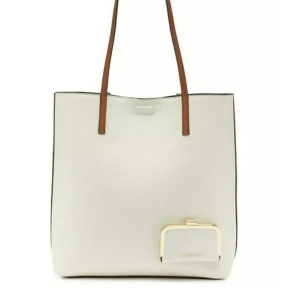 Calvin Klein Handbags - Calvin Klein Bella Tote -Cherub White